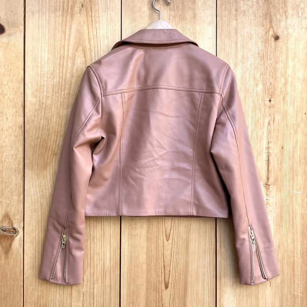 BlankNYC NWT Faux Leather Moto Jacket Sz Medium - Picture 7 of 8